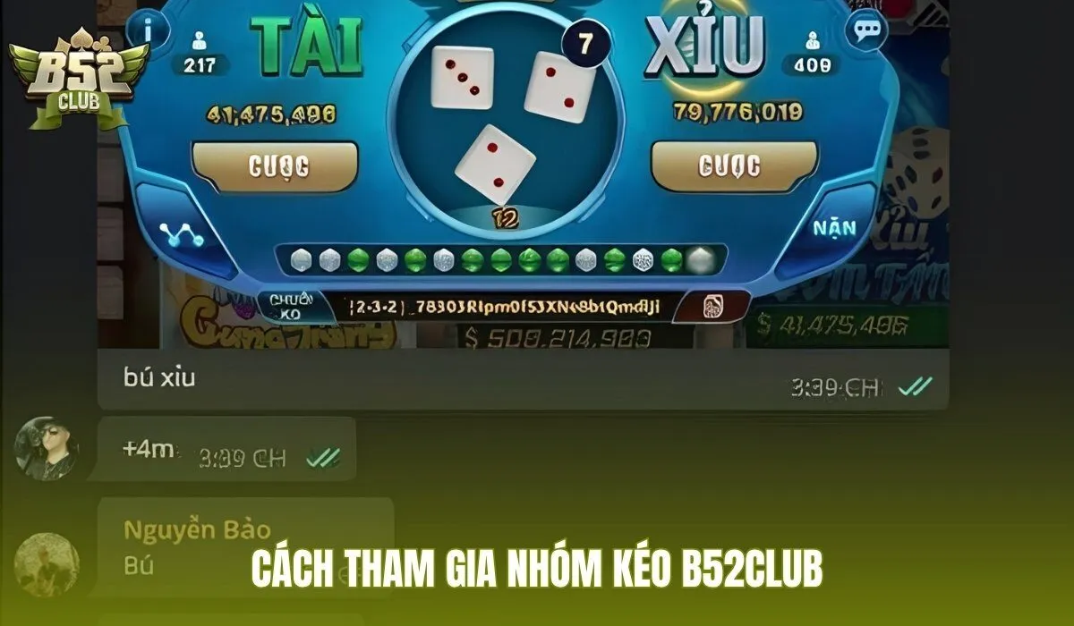 Nhóm kéo B52Club truy cập nhanh qua Telegram Facebook website